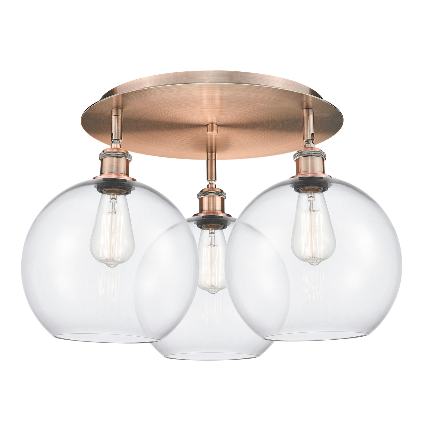 Ballston Semi-Flush Mount Satin Nickel
