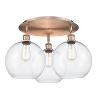 Ballston Semi-Flush Mount Satin Nickel