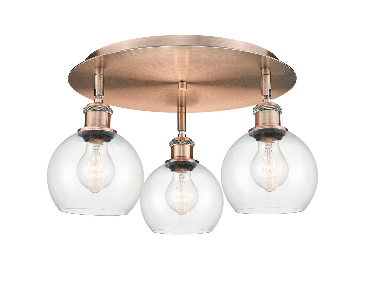 Ballston Semi-Flush Mount Satin Nickel