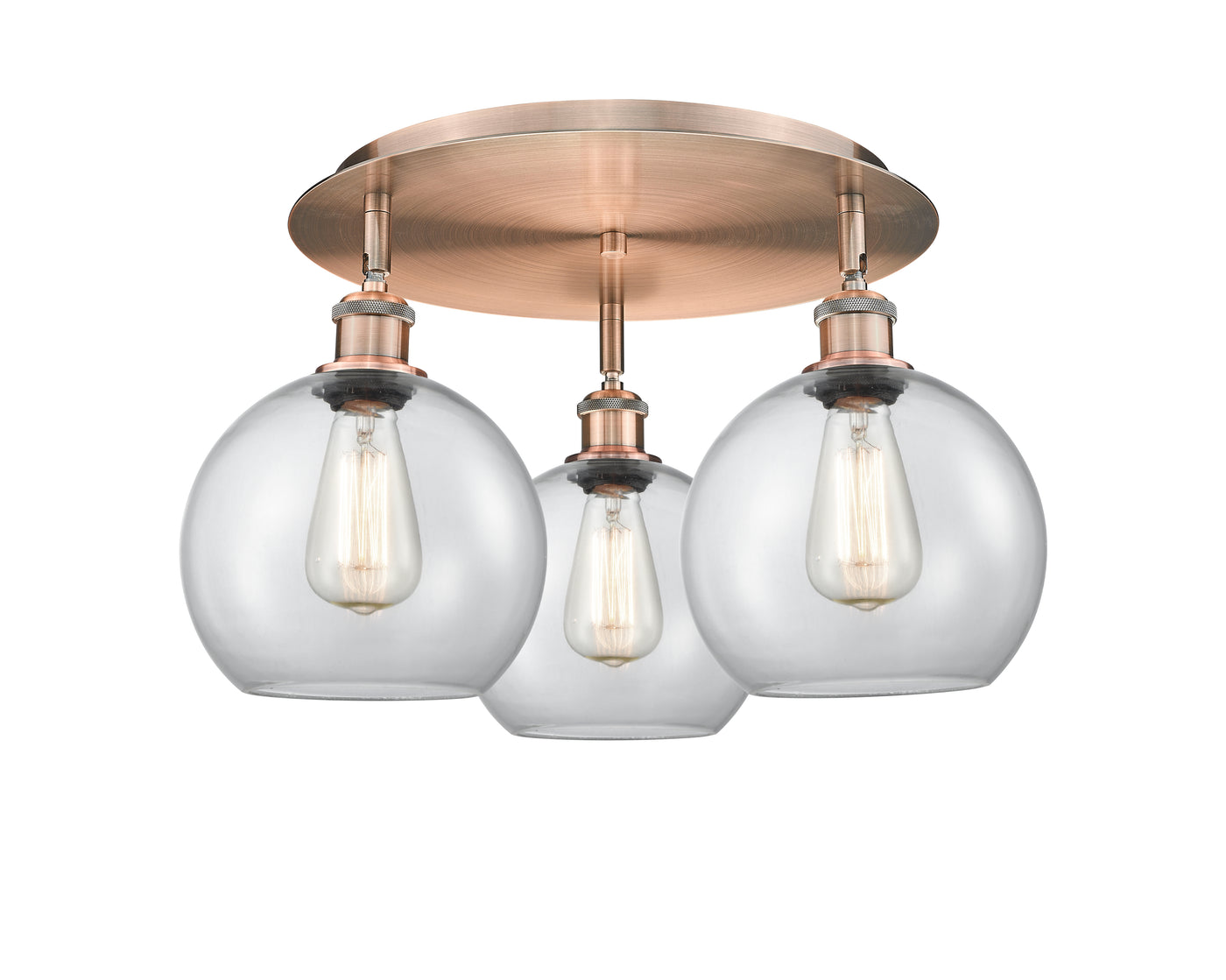 Ballston Semi-Flush Mount Satin Nickel