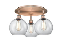 Ballston Semi-Flush Mount Satin Nickel
