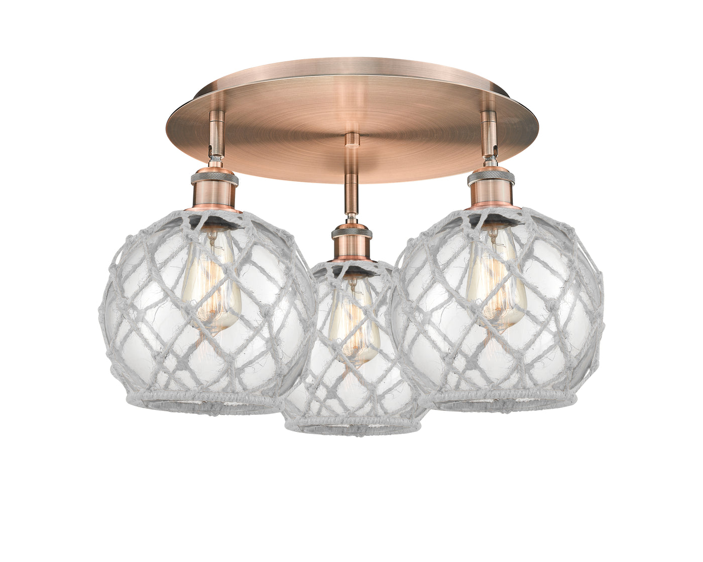 Ballston Semi-Flush Mount Satin Nickel