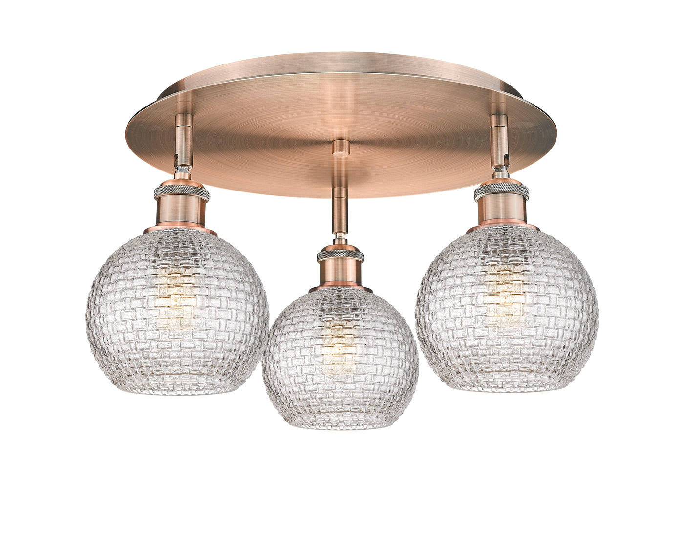 Ballston Semi-Flush Mount Satin Nickel