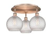 Ballston Semi-Flush Mount Satin Nickel