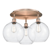 Ballston Semi-Flush Mount Satin Nickel