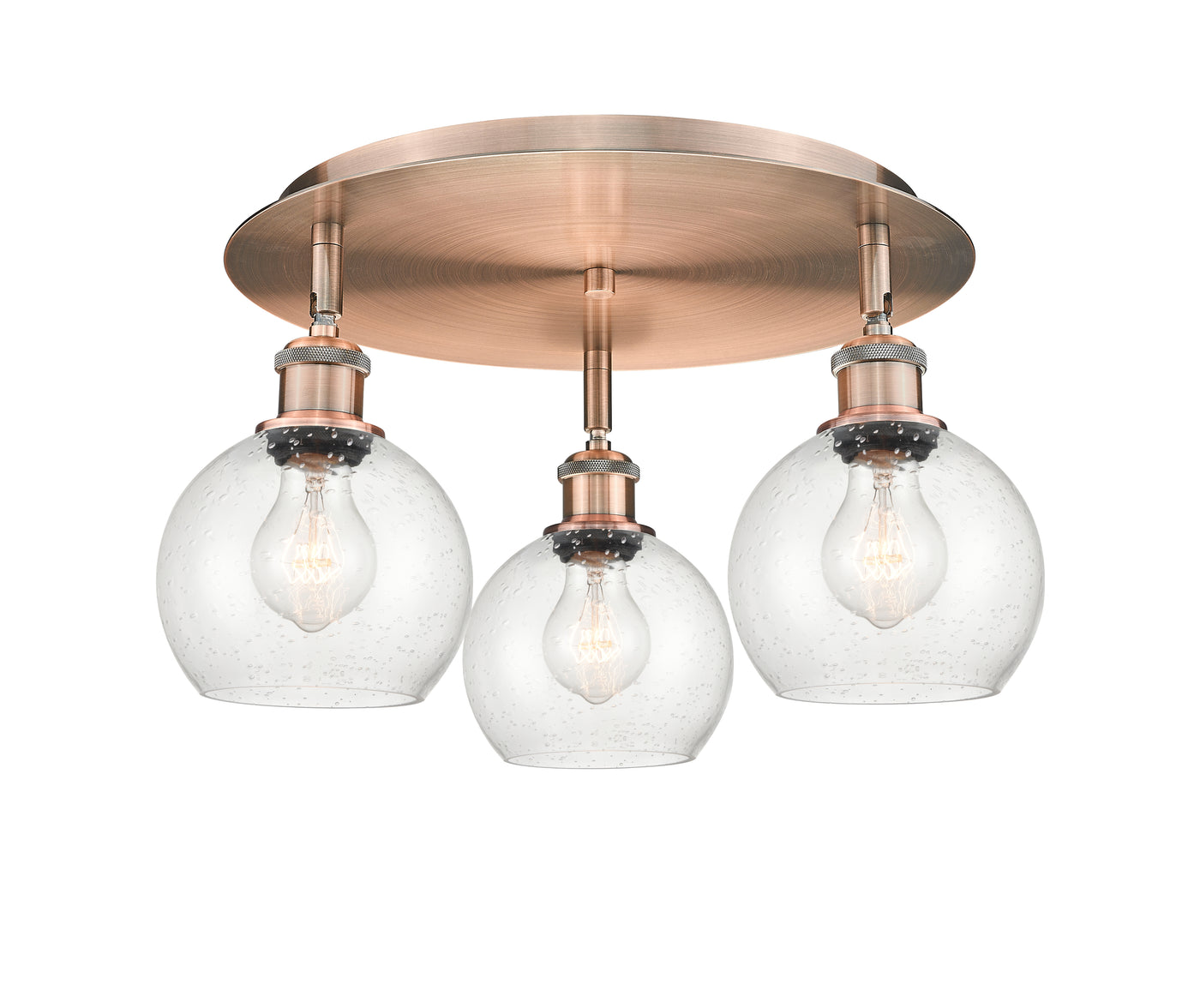 Ballston Semi-Flush Mount Satin Nickel