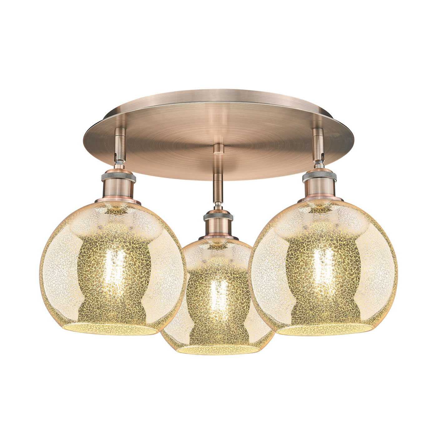 Ballston Semi-Flush Mount Satin Nickel