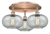 Ballston Semi-Flush Mount Satin Nickel