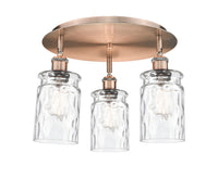 Ballston Semi-Flush Mount Satin Nickel