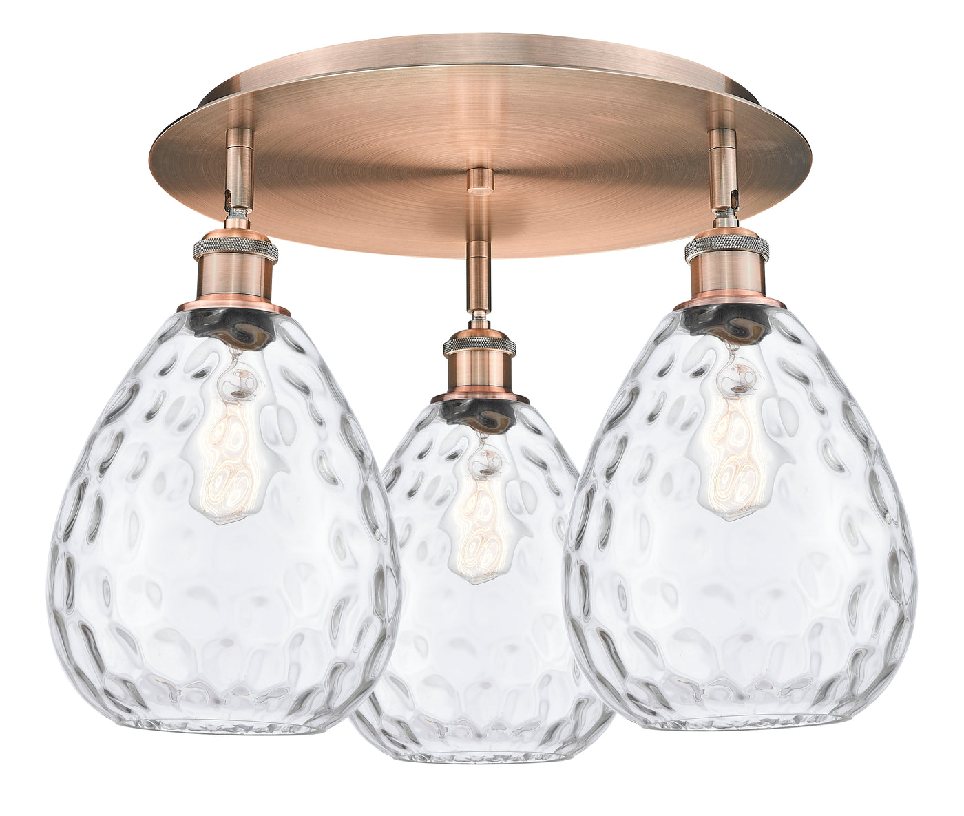 Ballston Semi-Flush Mount Satin Nickel