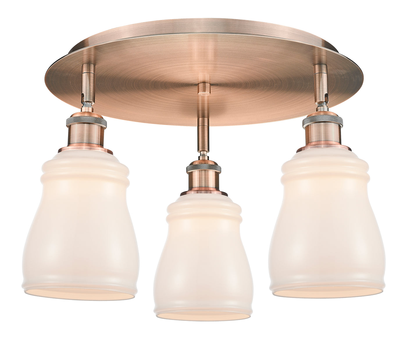 Ballston Semi-Flush Mount Satin Nickel