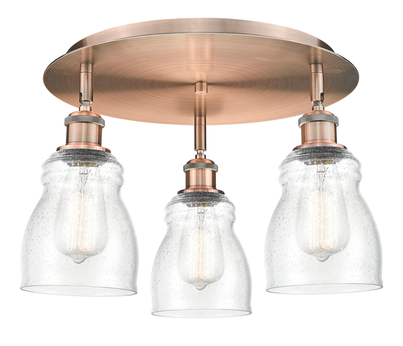Ballston Semi-Flush Mount Satin Nickel