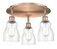 Ballston Semi-Flush Mount Satin Nickel