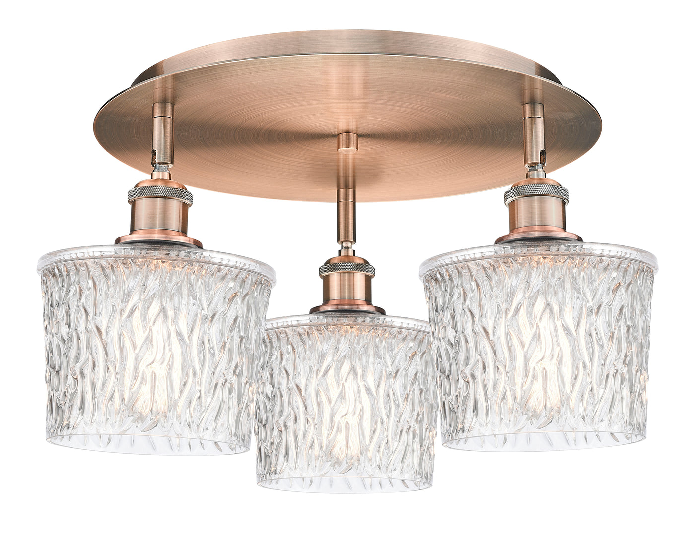 Ballston Semi-Flush Mount Satin Nickel