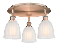 Ballston Semi-Flush Mount Satin Nickel