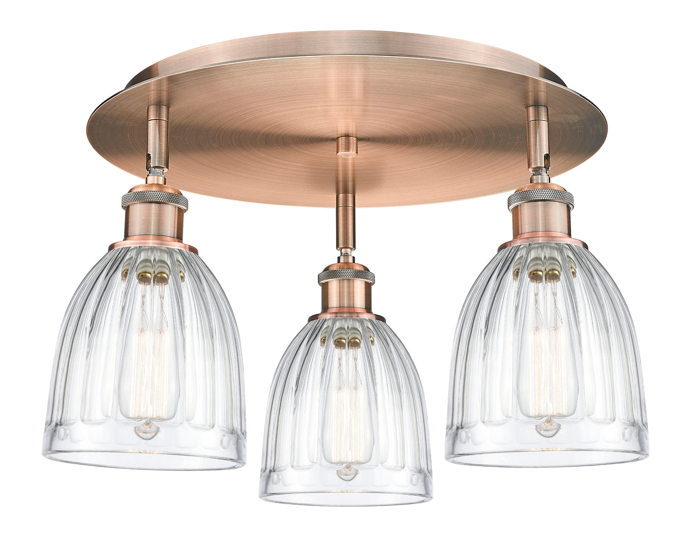 Ballston Semi-Flush Mount Satin Nickel