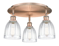 Ballston Semi-Flush Mount Satin Nickel