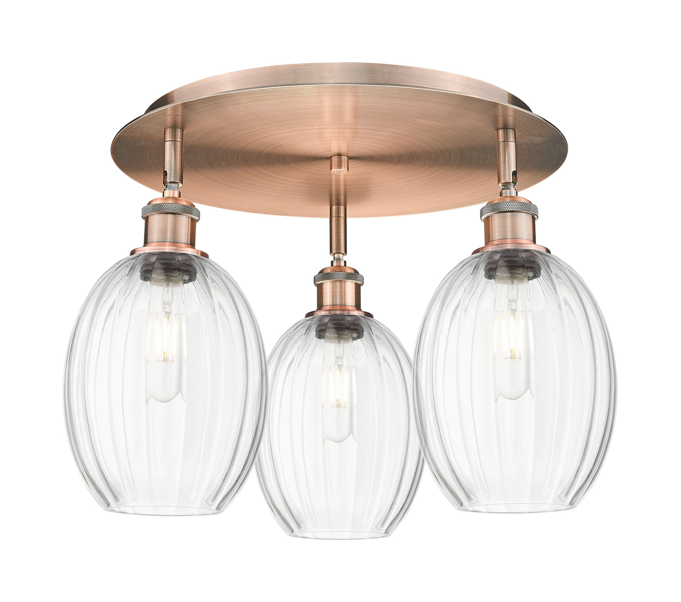 Ballston Semi-Flush Mount Satin Nickel