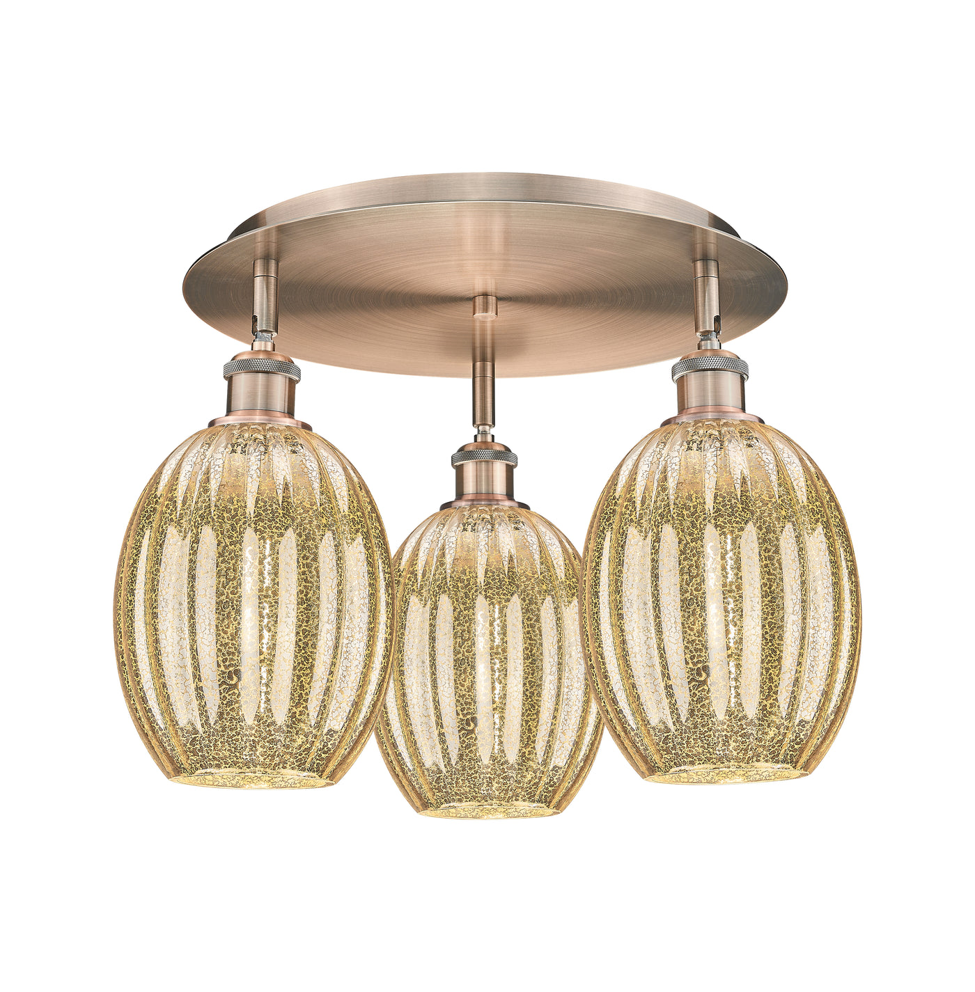 Ballston Semi-Flush Mount Satin Nickel