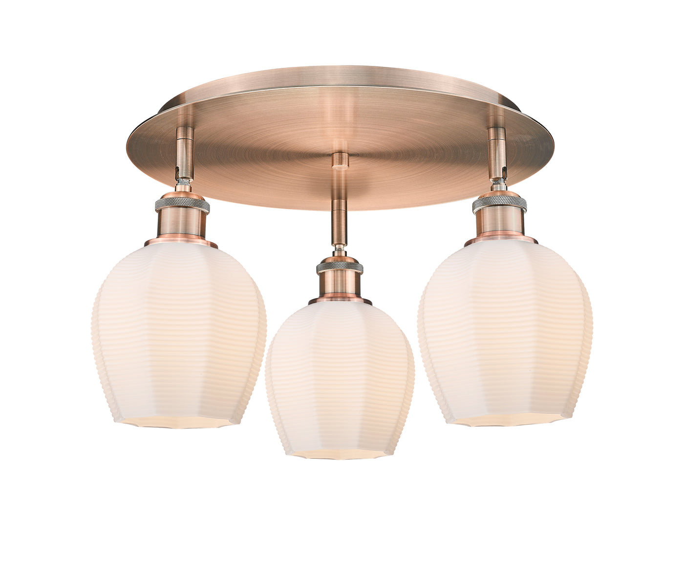 Ballston Semi-Flush Mount Satin Nickel