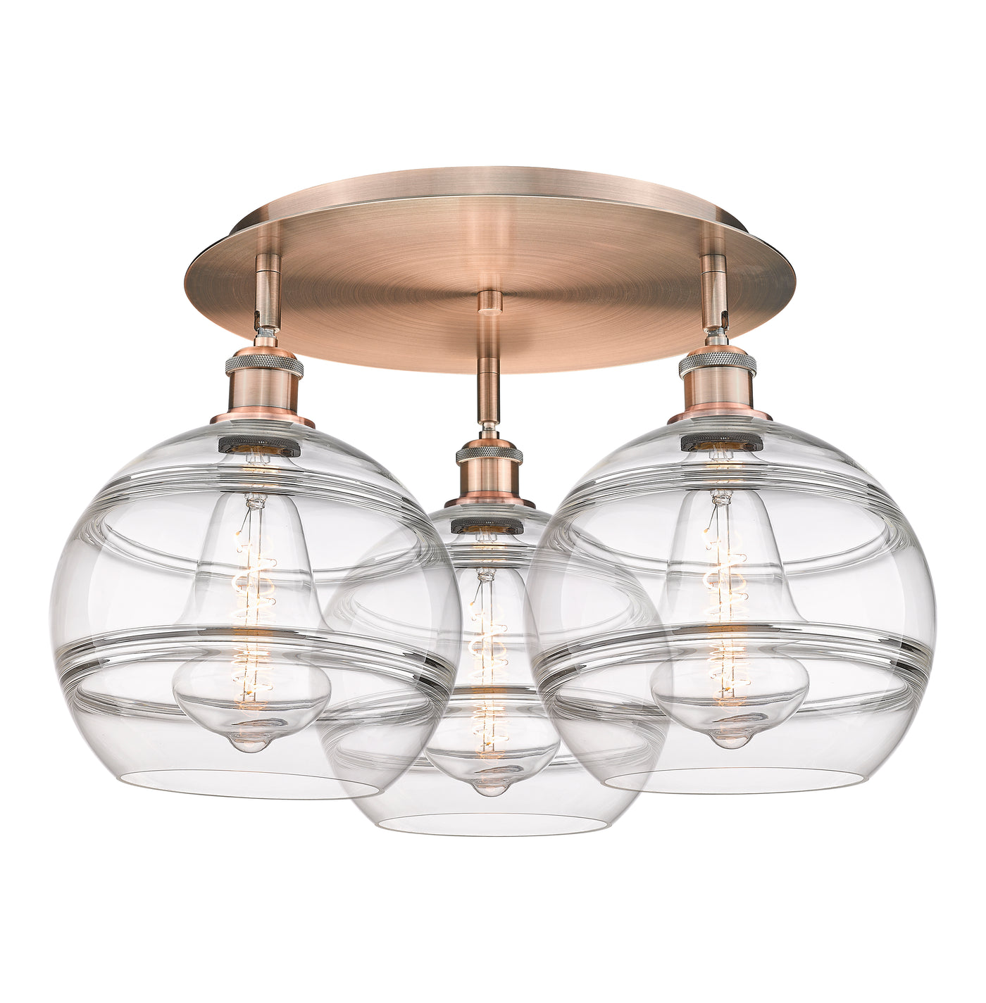 Ballston Semi-Flush Mount Satin Nickel