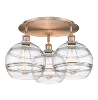 Ballston Semi-Flush Mount Satin Nickel