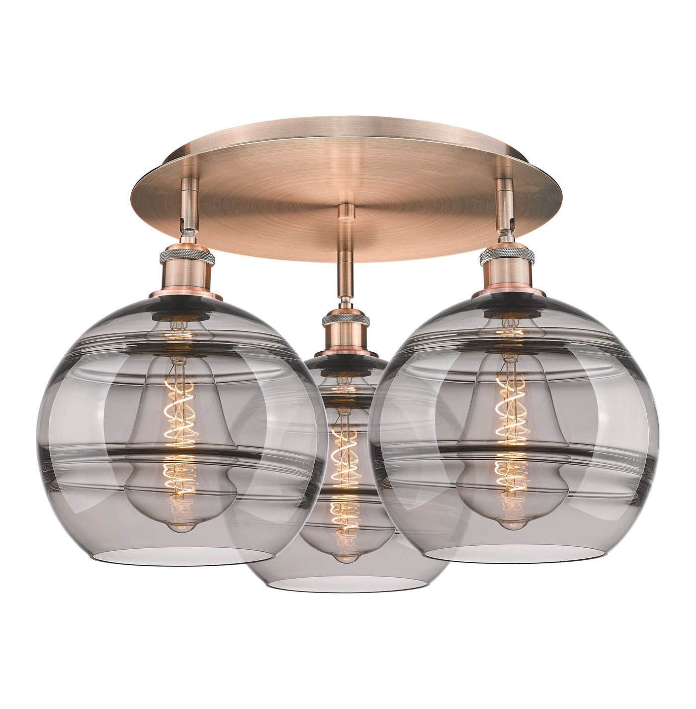 Ballston Semi-Flush Mount Satin Nickel