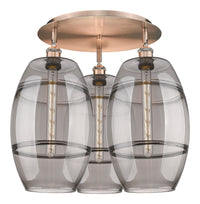 Ballston Semi-Flush Mount Satin Nickel