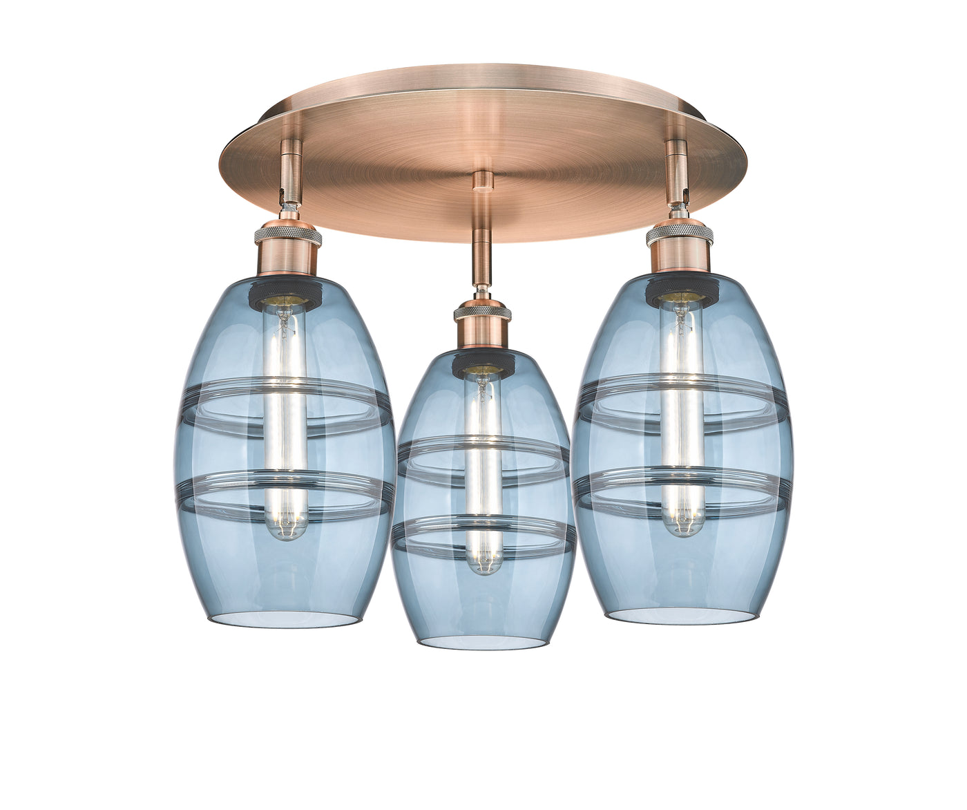 Ballston Semi-Flush Mount Satin Nickel