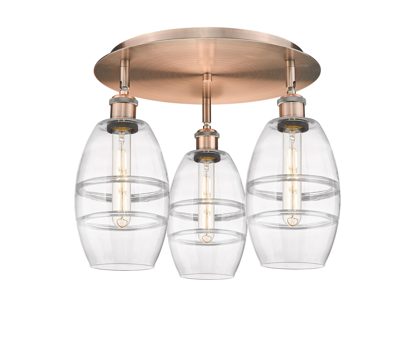 Ballston Semi-Flush Mount Satin Nickel