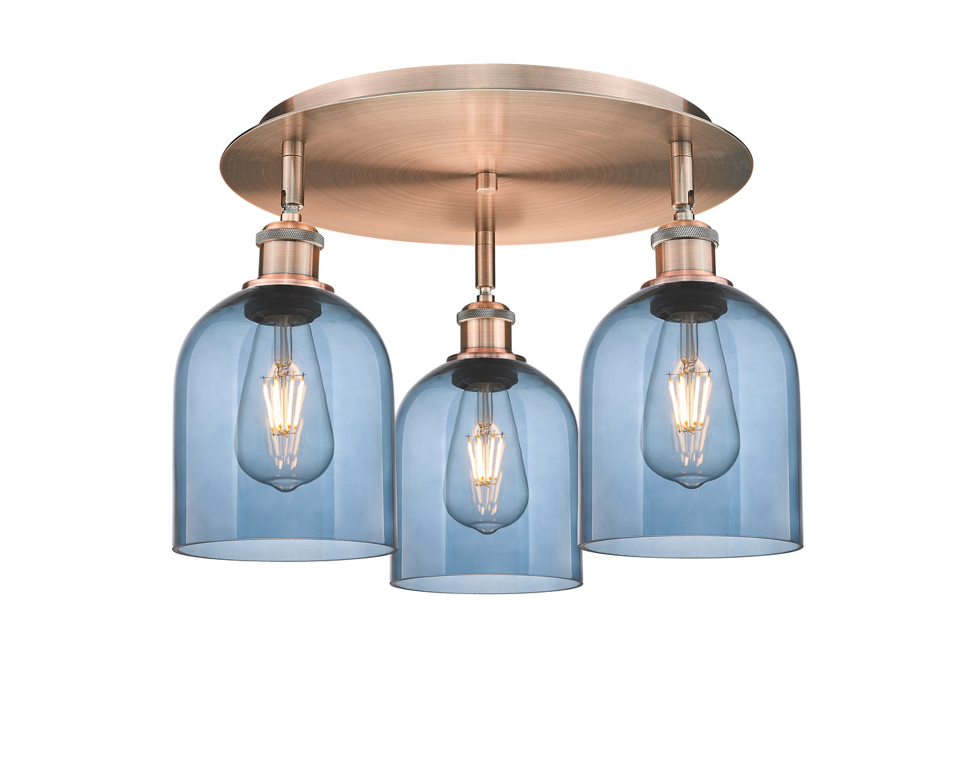Ballston Semi-Flush Mount Satin Nickel