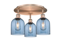 Ballston Semi-Flush Mount Satin Nickel
