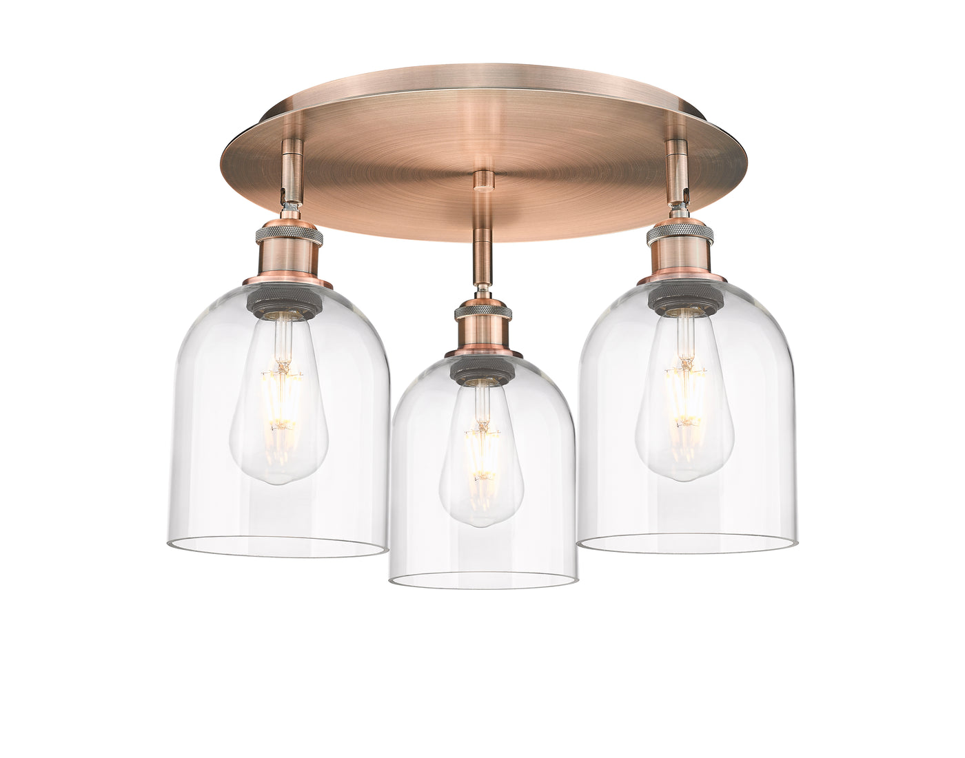 Ballston Semi-Flush Mount Satin Nickel