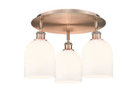Ballston Semi-Flush Mount Satin Nickel