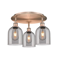 Ballston Semi-Flush Mount Satin Nickel