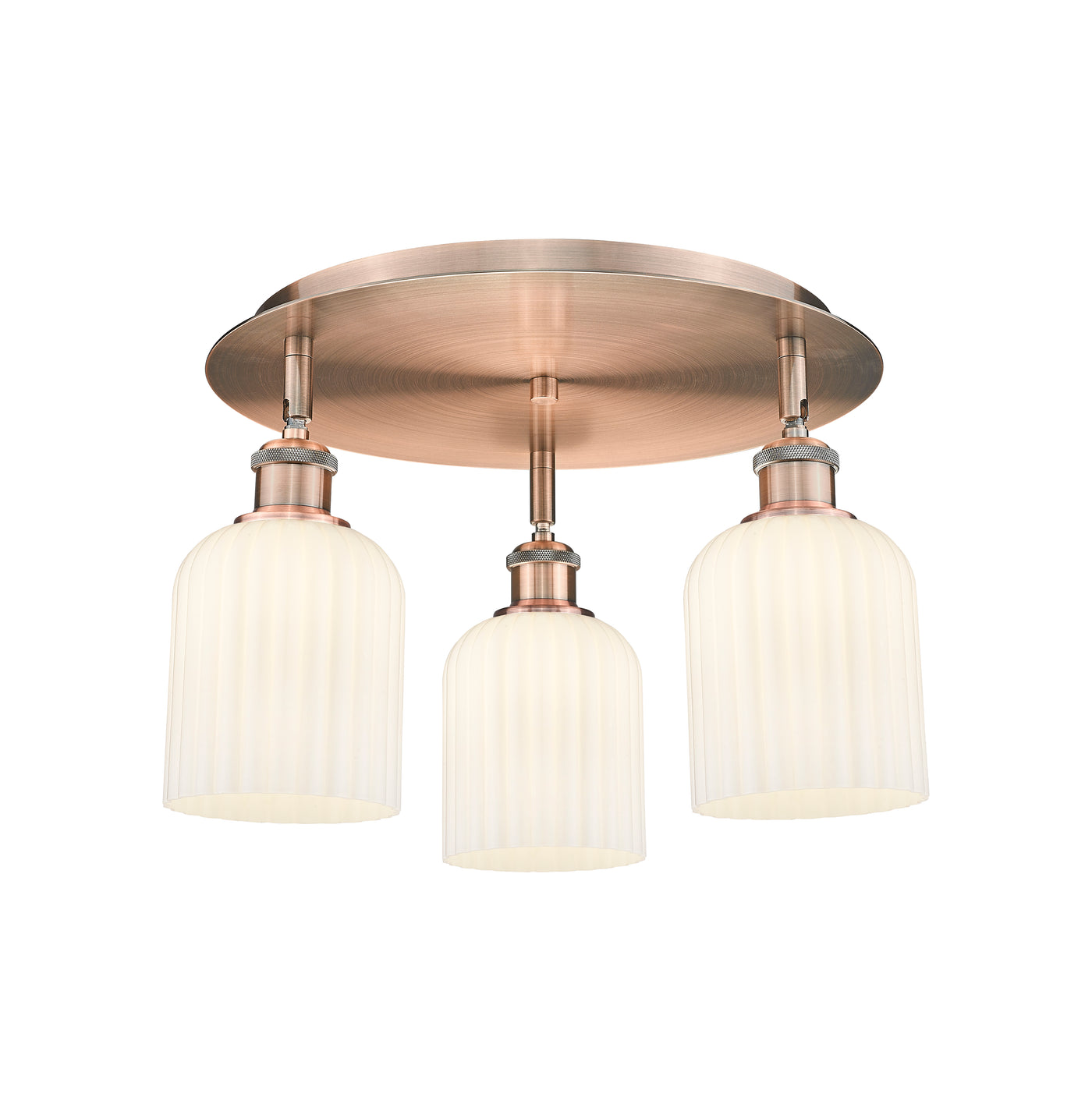 Ballston Semi-Flush Mount Satin Nickel