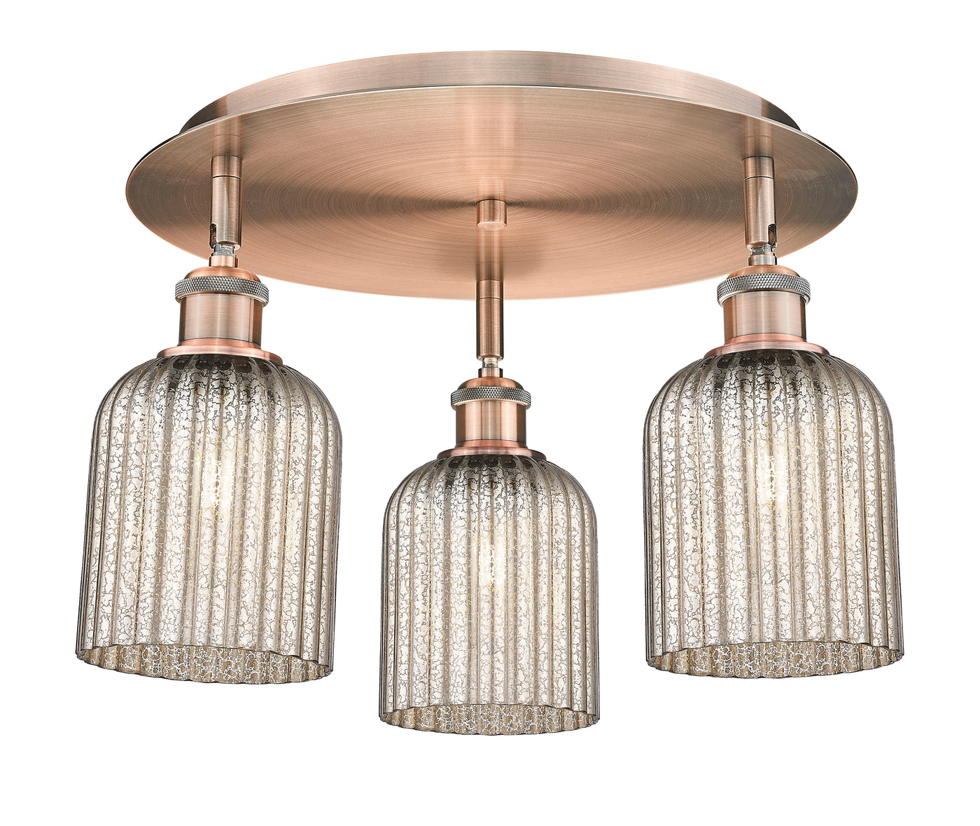 Ballston Semi-Flush Mount Satin Nickel