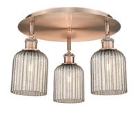 Ballston Semi-Flush Mount Satin Nickel