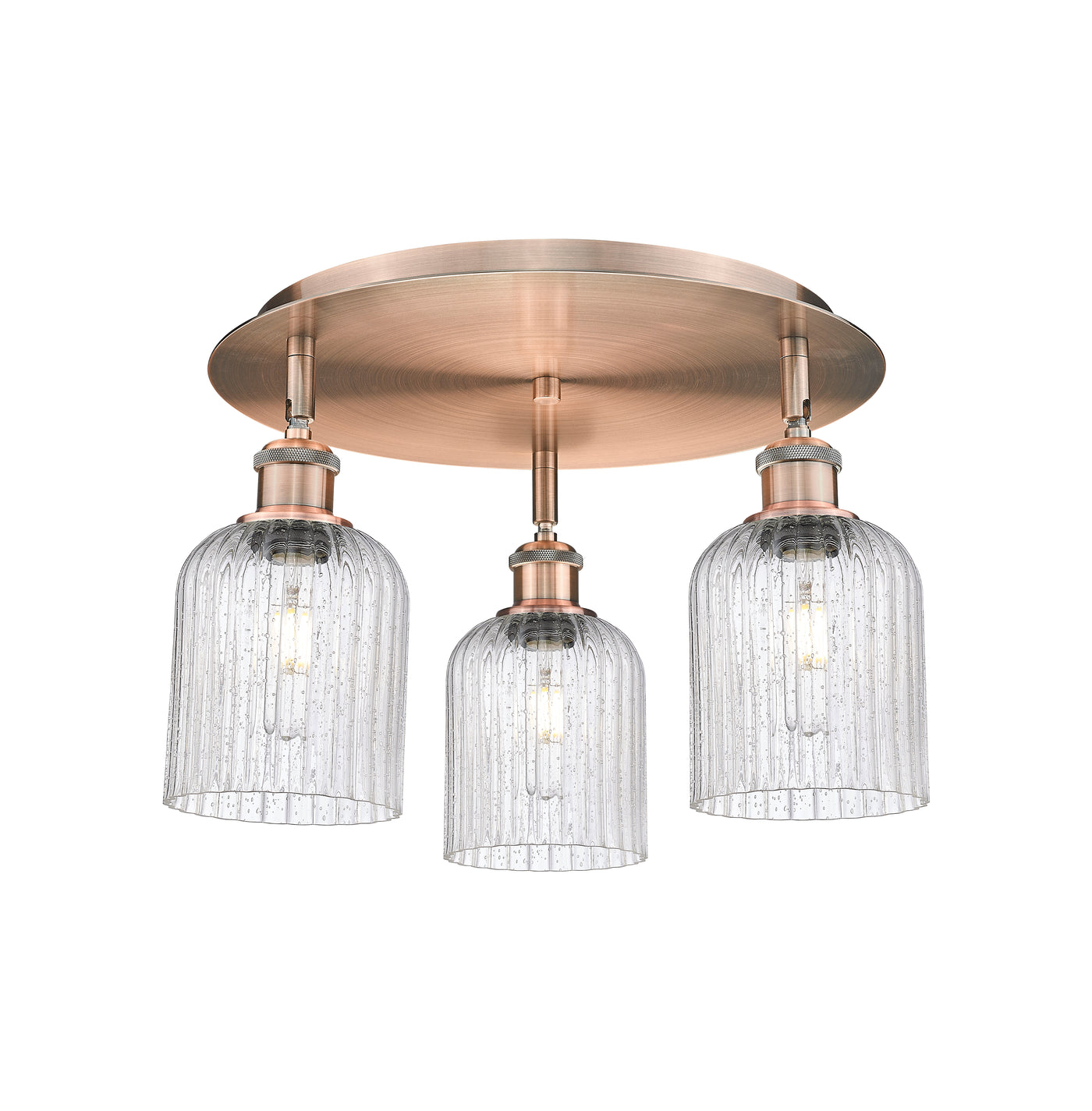 Ballston Semi-Flush Mount Satin Nickel
