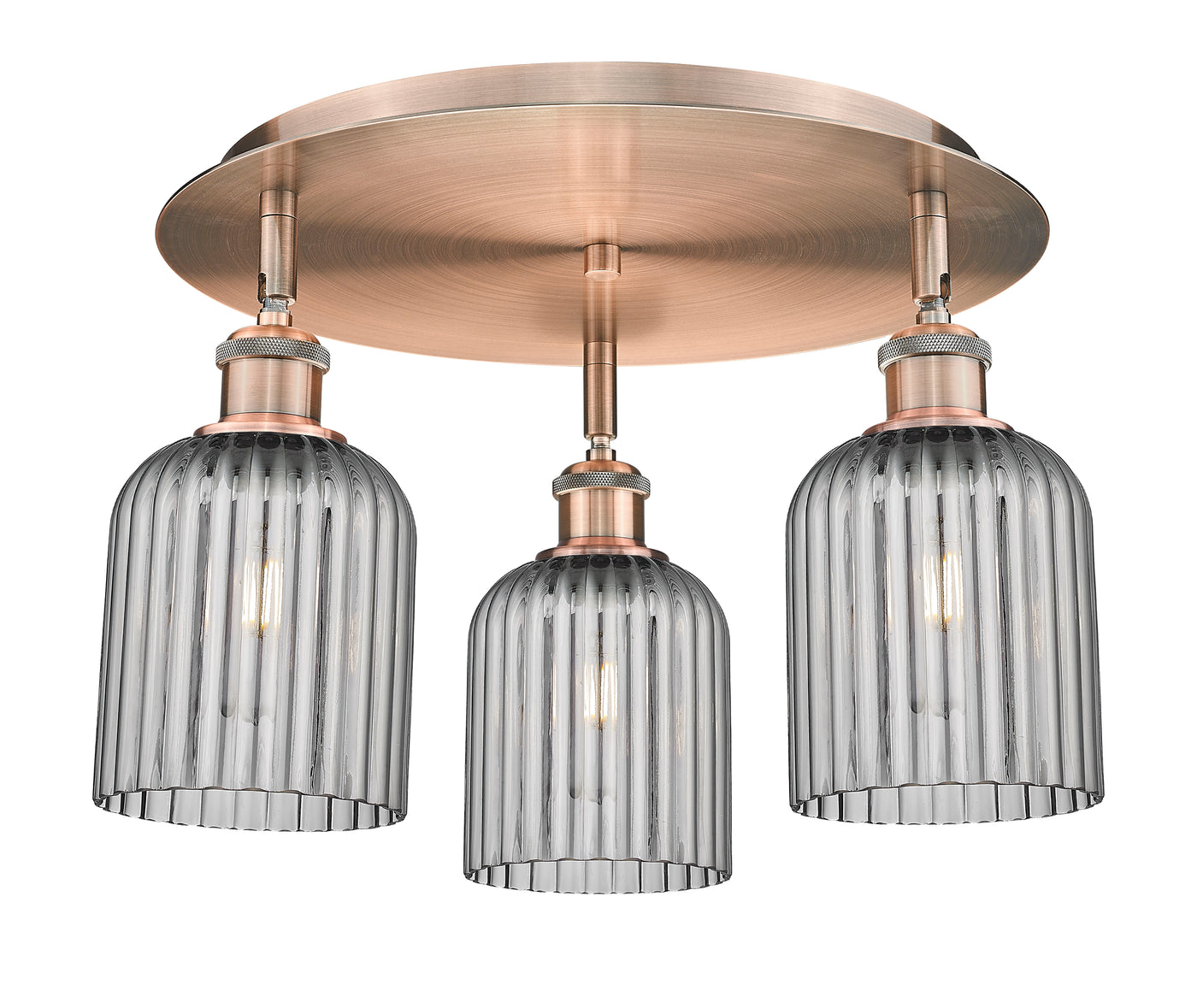 Ballston Semi-Flush Mount Satin Nickel