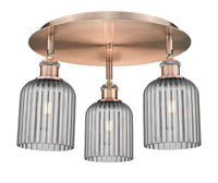 Ballston Semi-Flush Mount Satin Nickel
