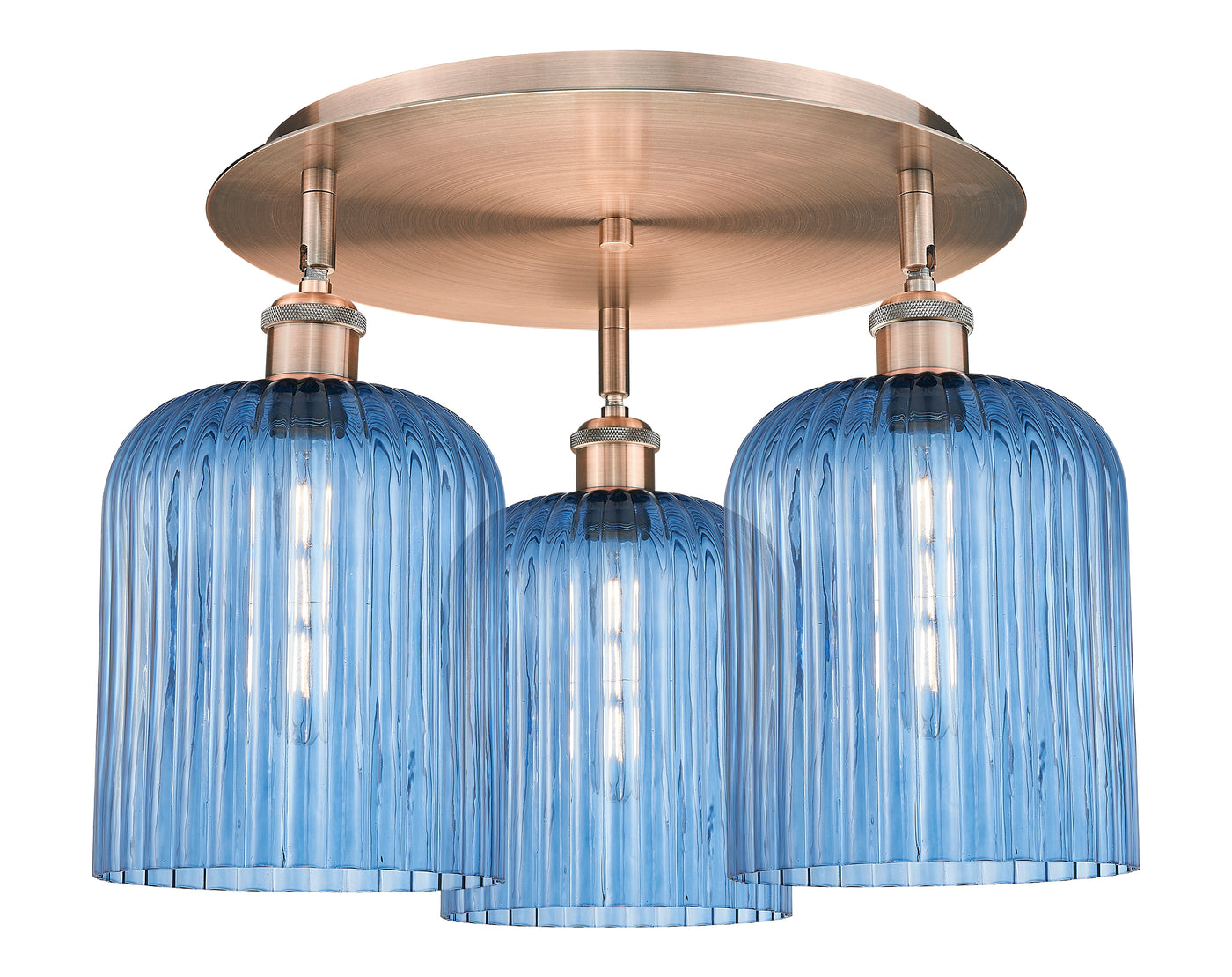 Ballston Semi-Flush Mount Satin Nickel