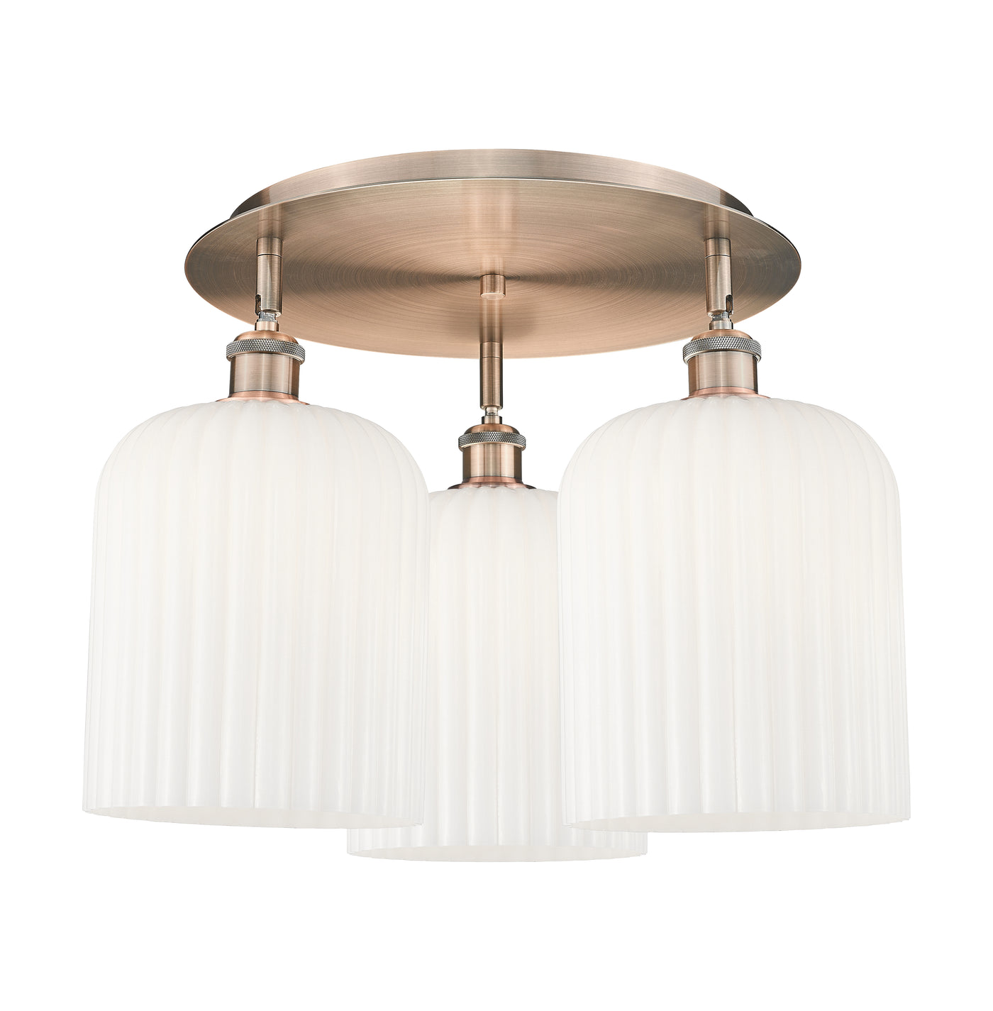 Ballston Semi-Flush Mount Satin Nickel