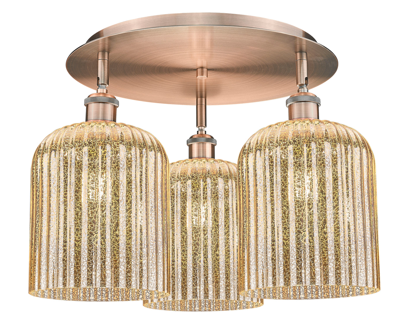 Ballston Semi-Flush Mount Satin Nickel