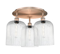 Ballston Semi-Flush Mount Satin Nickel
