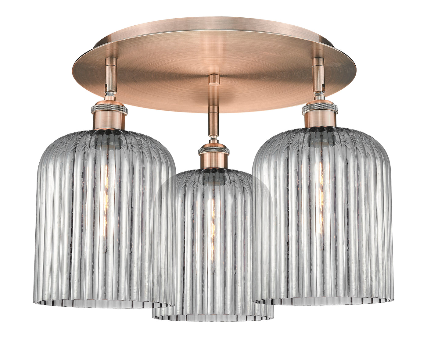 Ballston Semi-Flush Mount Satin Nickel