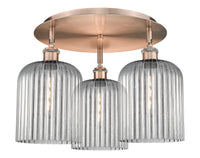 Ballston Semi-Flush Mount Satin Nickel