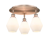 Ballston Semi-Flush Mount Satin Nickel