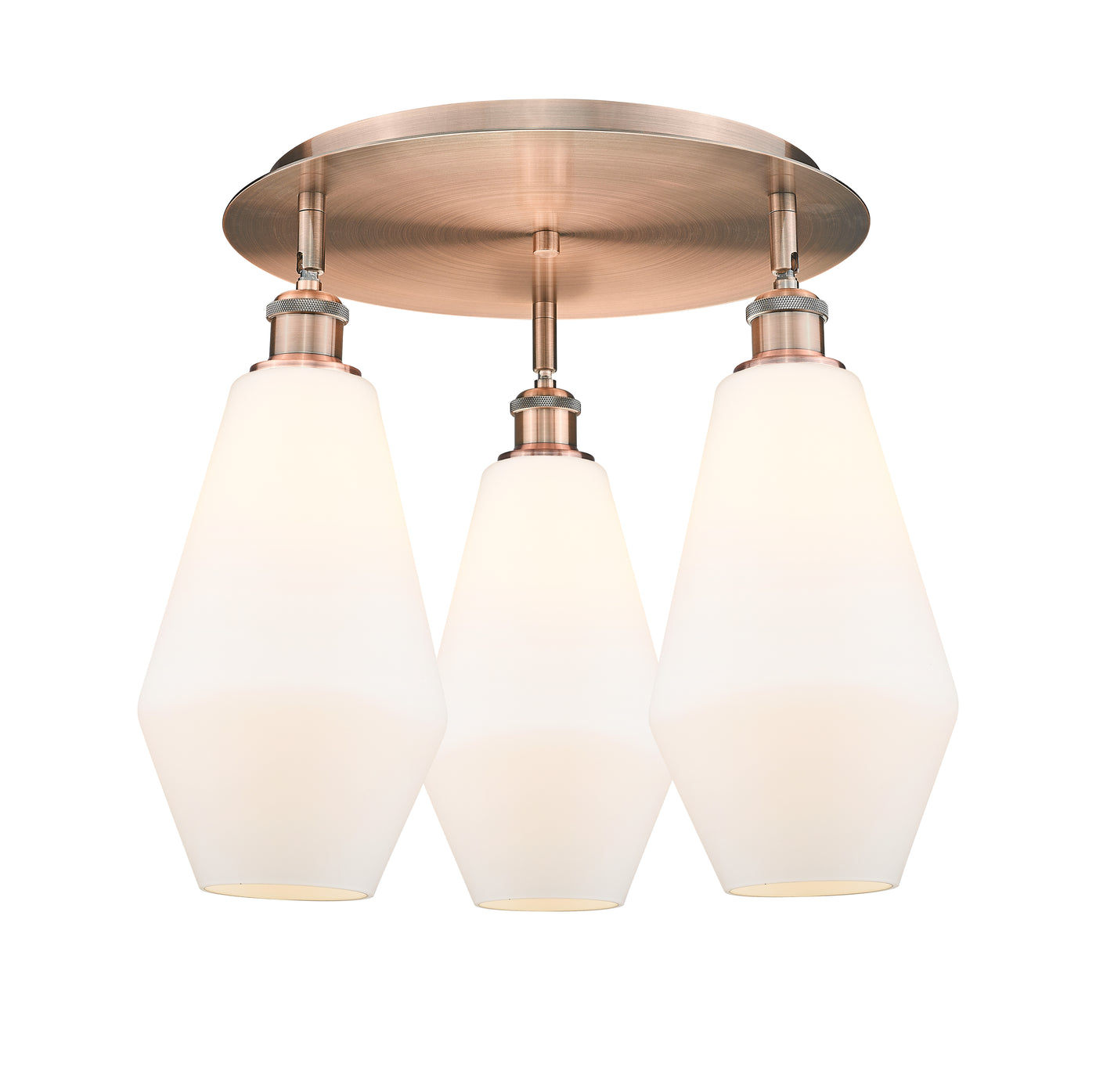 Ballston Semi-Flush Mount Satin Nickel