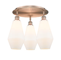 Ballston Semi-Flush Mount Satin Nickel